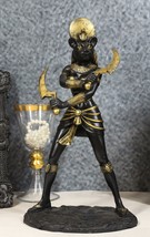 Ebros Egyptian Sun Goddess Sekhmet W/ Sickle Statue Huntress Lioness Healer - £34.53 GBP