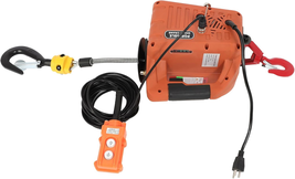 SCITOO Electric Hoist Winch Portable Electric Winch 1100Lbs Wire Remote ... - $294.79