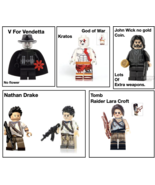Action Movie Stars War Karate Babayaga Video Games custom minifigures bu... - $243.83 MXN