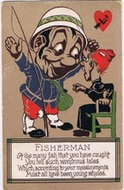 Postcard Comic Fisherman Must All Have Been Young Whales - £3.94 GBP