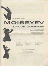 Moiseyev Dance Company Program and Advertising Flyer Boston Garden 1961 ... - $17.82