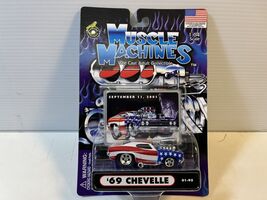 1969 Chevy Chevelle 911 Muscle Machine Diecast Model Car 1/64 Scale, By ... - $11.88