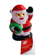 Christmas House Light/Sound Motion Activated Santa 6 Inches - $9.78