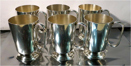 Vintage POSTON LONSDALE Silver Plated Cups Set, Sheffield England - £34.40 GBP