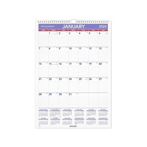 2024 AT-A-GLANCE 12&quot; x 17&quot; Monthly Wet-Erase Wall Calendar (PMLM02-28-24) - £31.46 GBP