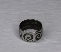 Whorl Ring Size 8.5 Vintage 2003 Alchemy Spirit English Pewter - $46.27