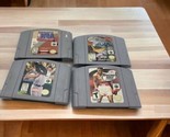 Lot Of 4 Nintendo 64 N64 Video Games - UNTESTED (NBA, Chopper, Knockout,... - $21.77