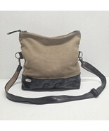 Evenodd Bag Purse Waxed Canvas &amp; Rubber Inner Tube Brown Black - $901.66 MXN