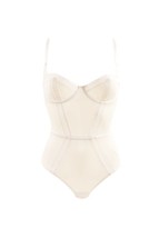 AGENT PROVOCATEUR Donne Body Lussuosa Pizzo Bianca Taglia S - £150.90 GBP