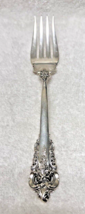 Wallace Grande Baroque Sterling Silver Cold Meat Serving Fork 8 1/8 inch 85 Gram - £83.09 GBP