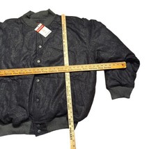 Regal Wear Charcoal Wool Bomber Jacket Size 4XL NEW - $54.45