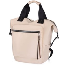 Female Nylon Backpack Women Casual laptop Backpacks High Capacity School Bag Tee - £30.28 GBP
