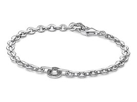 Pandora Jewels Mod. Signature Pave Bold Chain - Size 16 - £97.44 GBP