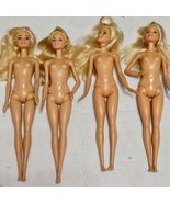 Lot of 4 Mattel Barbie Doll Blond Hair Blue Eyes DRN76 J451 - €18,36 EUR
