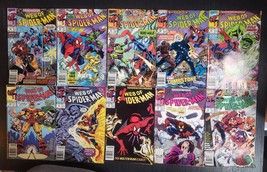 WEB OF SPIDER-MAN  MARVEL 1990 LOT/RUN OF 10 (#60 - #69) KEYS 1st APP FN... - £25.41 GBP