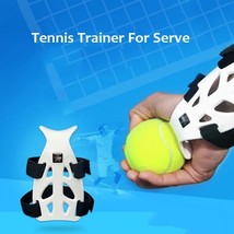 Tennis Ball hine Practice Serve Training Tool Self-study Trainer Correct Wrist P - £96.17 GBP