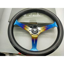 New Set Nardi Look Carbon Blue Spoke Sport Steering Wheel DHL - £173.82 GBP