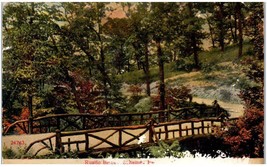 Postcard Rustic Bridge Schenley Park Pittsburgh Pennsylvania - £11.59 GBP