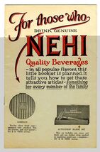 NEHI Quality Beverages Premium Catalog 1920's Oklahoma Bottle Caps Crowns - $17.82