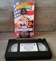 Vintage 1985 All Star Wrestling Sgt. Slaughter &amp; Co. Series #1 VHS AWA #... - £9.53 GBP