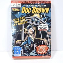 Funko Boxed Tee: Back To The Future Doc Brown Comic T-Shirt Size-XL NEW - £22.60 GBP