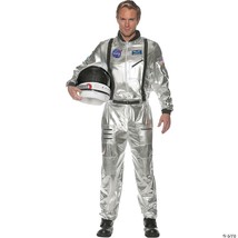 MEN&#39;S SILVER ASTRONAUT COSTUME-TEEN/SM - $75.73