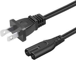 8.2Ft 2 Prong Ac Power Cord For Xbox One 1 Series X S Game Console, Ul Listed. - $32.92