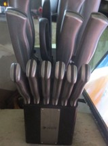 Sabatier Knives Knife SET OF 14 pieces Stainless Steel with Block Steak ... - $28.04