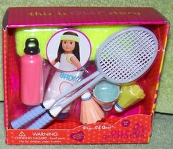 Our Generation PHYS. ED GEAR Set for 18&quot; Dolls New - £7.55 GBP