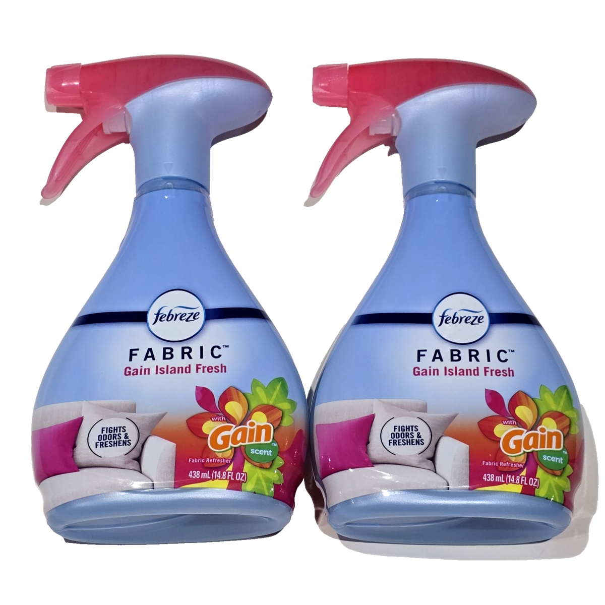 2 Pack Febreze Fabric Gain Island Fresh Fabric Refresher 14.8oz. - $27.99