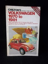 1970-81 Volkswagen Beetle Karmann Ghia Bus Squareback Chilton Repair Man... - $14.50