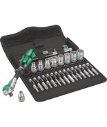  Metric Speed Ratchet Wrench Set 28 Pc 1/4" Drive Quick Release with Case - $191.82