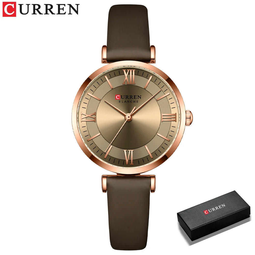  Watch    Casual Quartz Leather Waterproof Watch  Classic Clock  Feminino - $41.00