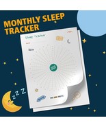 Printable Sleep Tracker, Monthly Sleep Log, Sleep Circle Record, Monthly... - $1.99