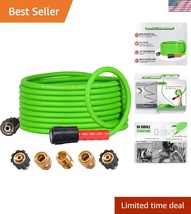 25FT Heavy-Duty Kink Resistant Pressure Washer Hose with Quick Connect A... - $49.50