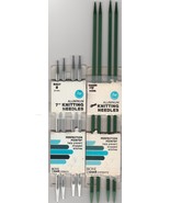 Boye Aluminum Knitting Needles Perfection Points 2 Sets of 4 [7&quot; (6307) ... - $7.92