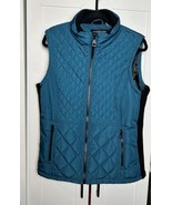 Andrew Marc Women’s Diamond Quilted Puffer Fall Winter Vest L - £15.39 GBP