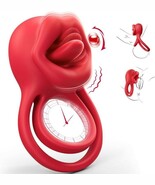 Vibrating Cock Ring Adult Sex Toys 3in1 Penis Ring Vibrator Clitoral Sti... - $25.26 CAD