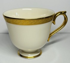 Lenox China HAVERFORD HALL Gold Encrusted Footed Coffee Cup, 3&quot; - $21.78
