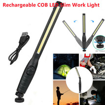 Rechargeable Led Cob Slim Work Light Mechanic Flashlight Lamp Bar Campin... - $20.99