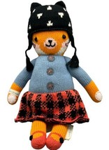 Cuddle + Kind Sadie the Fox Knit Plush Doll 13” Handmade Peru Stuffed Toy Rare - £16.75 GBP