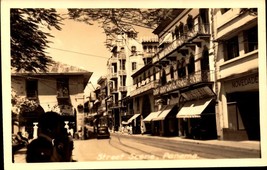 Street Scene, Panama City, Panama, early real photo postcard, unused-bk30 - £5.51 GBP