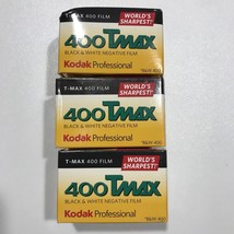 (3) Kodak T-Max 400 B&W Film 135-24 35mm Film 2019 - £34.64 GBP