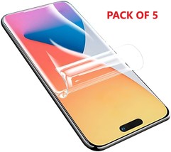For Pixel 8 6 7  Pro HD Clear Hydrogel FILM Screen Protector Full Screen X5 - £4.96 GBP