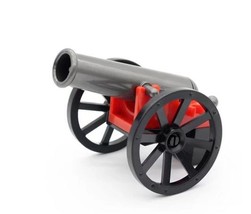 Cannon red Wheeled Civil War Army Soldier pirate weapon GUN - £5.58 GBP