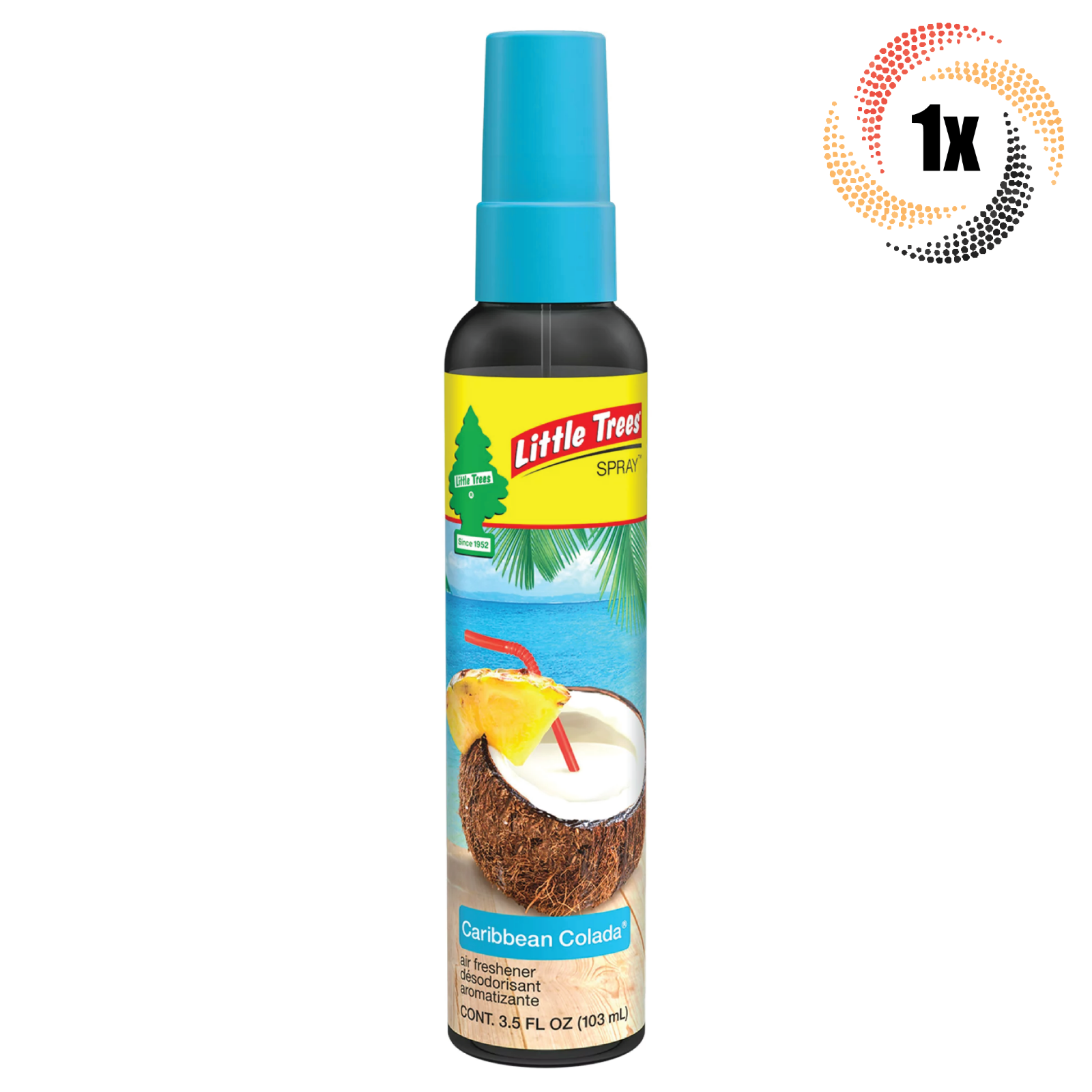 1x Bottle Little Trees Caribbean Colada Car Spray | 3.5oz | Prevent Odor... - $10.73