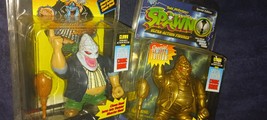 SPAWN THE CLOWN &amp; CLOWN(special ed) FIGURES WITH COMICS/1994 &amp; 96 THE VI... - $44.99