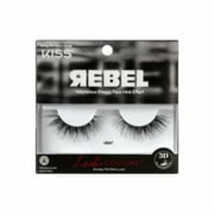 KISS Lash Couture Rebel Collection False Eyelashes Single Pack, vibin&#39;, ... - $999.99