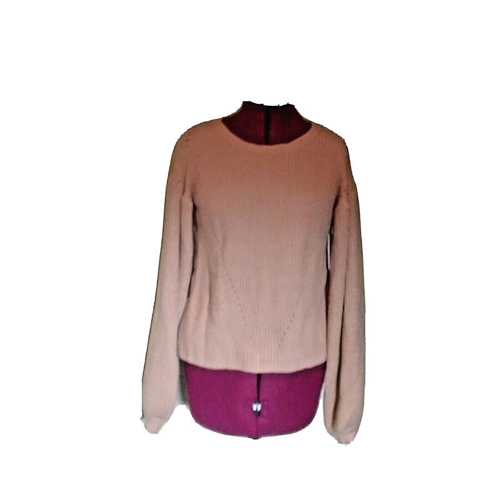 Primary image for Maisie Sweater Pullover Camel Womens Size Large Bishop Sleeve