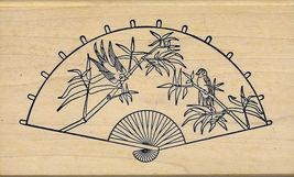 Paper Parachute. Wood Mounted Rubber Stamp. App 12.5x7.5cm. - $8.13 CAD